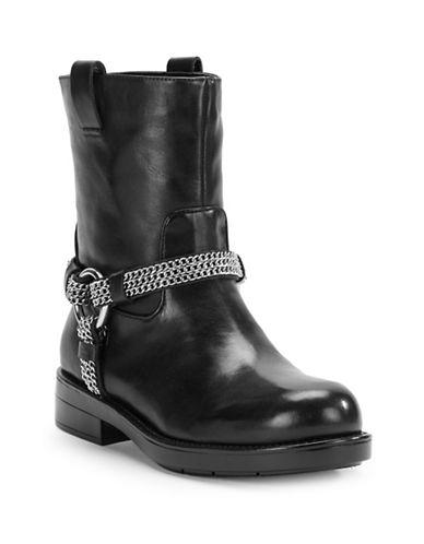 Karl Lagerfeld Paris Vernet Leather Ankle Boots