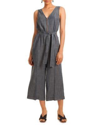 Trina Turk California Dreaming Palo Alto Chambray Jumpsuit