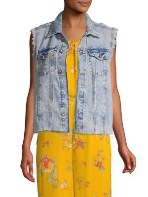 Free People Zoe Denim Vest