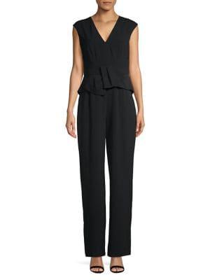 Vince Camuto Self-tie Ruffled Jumpsuit