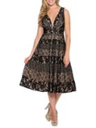 Decode 1.8 Lace Fit-&-flare Midi Dress