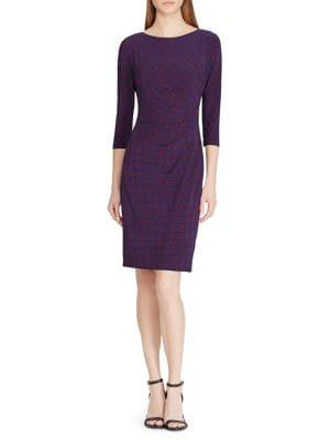 Lauren Ralph Lauren Petite Drewly Printed Sheath Dress