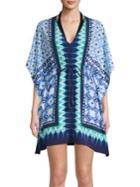 Tommy Bahama Tide Seashell Printed Drawstring Tunic