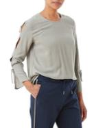 Olsen Casual Coast Peekaboo Sleeve Blouse
