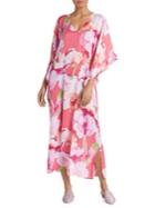 Natori Sleepwear Pastel Blossom Caftan