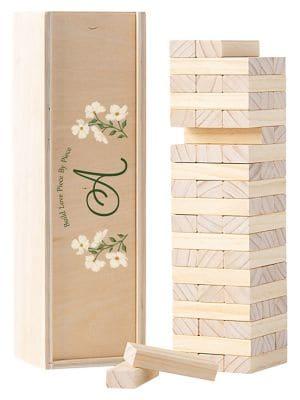 Cathy's Concepts Personalized Floral Building Block Wedding Guestbook