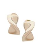 Anne Klein Goldtone Twist Clip-on Earrings
