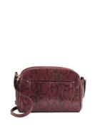 Cole Haan Tawny Snake Embossed Leather Crossbody