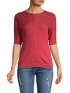 Max Mara Studio Knit Silk & Wool Blend Top