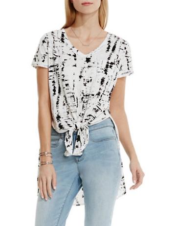 Two By Vince Camuto Fresco Textures High-low Tee