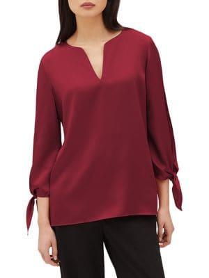 Lafayette 148 New York Luxe Silk Chloe Blouse