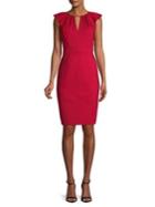 Elie Tahari Knit Ponte Sheath Dress