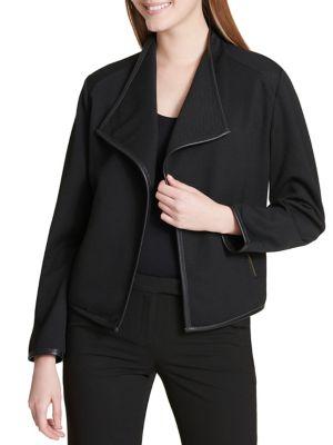 Calvin Klein Flyaway Open Front Jacket