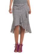Trina Turk Nikita Plaid Cotton Skirt