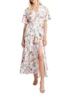 French Connection Armoise Floral Maxi Wrap Dress