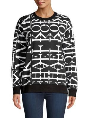 Michael Michael Kors Logo-print Cotton Blend Sweatshirt
