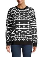 Michael Michael Kors Logo-print Cotton Blend Sweatshirt