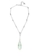 Lord Taylor Tightly Wound Crystal Y-necklace
