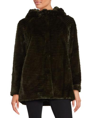 Vince Camuto Faux Fur Hooded Jacket