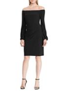 Lauren Ralph Lauren Off-the-shoulder Dress