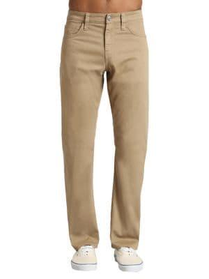 Mavi Matt Relaxed Straight British Khaki Twill Pants