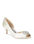 Badgley Mischka Macie Satin Pumps