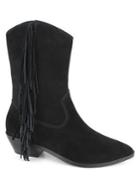 Nanette By Nanette Lepore Monica Fringe Suede Booties