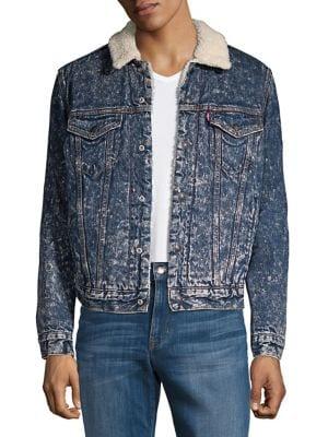 Levi's Sherpa-trim Denim Jacket