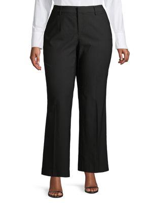Lord & Taylor Plus Kelly Hi-rise Bootcut Trousers