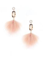 Design Lab Lord & Taylor Feather Link Drop Earrings