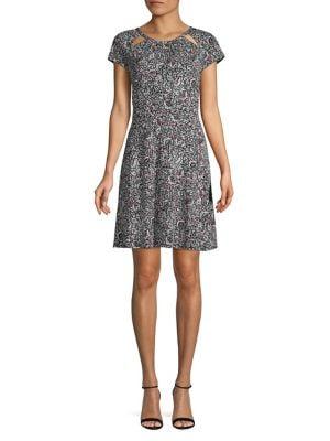 Michael Michael Kors Boho Block-print Dress