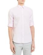 Calvin Klein Space-dye Roll-sleeve Shirt