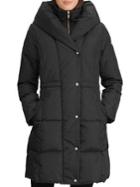 Karl Lagerfeld Shawl Collar Puffer Jacket