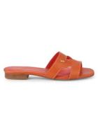 Kurt Geiger London Odina Cut-out Leather Slides