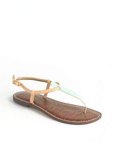 Sam Edelman Gigi T-strap Leather Sandals