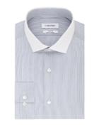 Calvin Klein Slim-fit Stripe Dress Shirt
