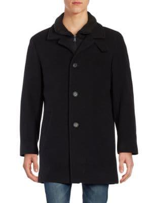 Calvin Klein Wool-blend Gilet Car Coat