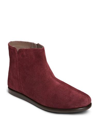 Aerosoles Willingly Suede Side Zip Ankle Boots