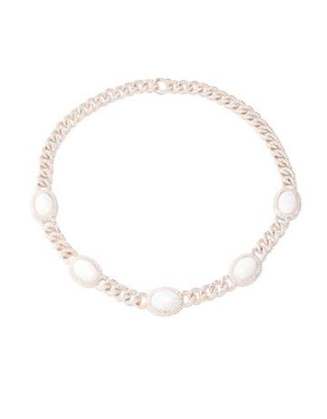 Nadri Mother-of-pearl Link Chain Necklace