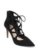 Vince Camuto Bodell Lace-up Suede Pumps