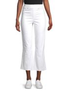 Spanx High-rise Cotton Blend Cropped Pants
