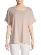 Calvin Klein Button-sleeve Tee