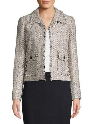 Nipon Boutique Wide-lapel Boucle Jacket