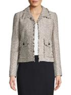 Nipon Boutique Wide-lapel Boucle Jacket