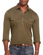 Polo Ralph Lauren Cotton Military Popover Shirt