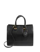 B Brian Atwood Leather And Suede Medium Satchel