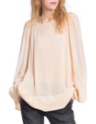 Plenty By Tracy Reese Jewelneck Peasant Top
