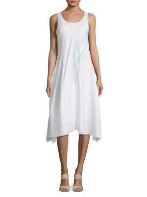 Context Flutter Raw-hem A-line Dress