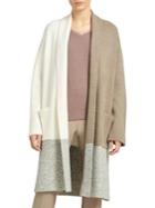 Dkny Open Front Colorblock Cardigan