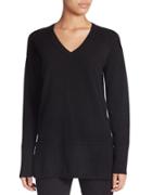 Lord & Taylor V-neck Cashmere Sweater